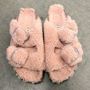 Birkenstock Pink Fuzzy Sandals